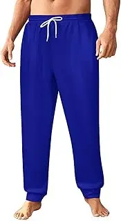 [Generic] Men's Sweatpants, Warm Royal Blue-618, Polyester Joggers, Sweatpants Jogging Pants for Workout Running