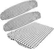 Picnic Table Cover Waterproof Dustproof Elastic 30x72inch Set for Outdoor Bench Covers Included