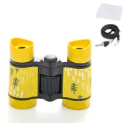 Catzon Binoculars Toy for Kids 4x30 Shock Proof Children Gifts for Outdoor Play-Yellow