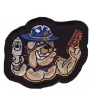 Sheriff Bulldog Patch, Law Enforcement Patches