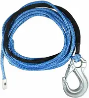 7MM X 10M Dyneema SK75 Winch Rope Snap Hook - 4x4 4wd Boat Marine Cable Webbing