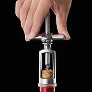 Wine Opener,Effortless Bottle Opener,Portable Creative Screw Corkscrew for Home Wine Opening