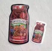 Smuckers Jam Stickers Lot Of 2 Collectible Juicy Smugglers 1pc