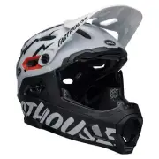 Bell Super DH Spherical MIPS MTB Helmet (Fasthouse Matte/Gloss White/Black)