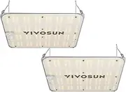 VIVOSUN 2-Pack VS1000E LED Grow Light with Full Spectrum Diodes, Sunlike Plant Light for Indoor Plants Seedling Veg and Bloom in 2x2/3x3 Grow Tents Greenhouses
