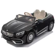 Licensed Mercedes Benz Maybach S650 Electric Ride on Car With Parental Remote Black - POSO