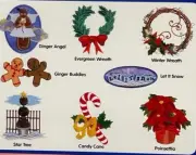 Cactus Punch Holiday Tidbits Embroidery CD Multi Format CPL01