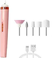Electric Nail File Set, FUNPEER Portable Electric Nail Drill Machine,Professional Manicure Pedicure Kit, Hand Foot Care Tool for Calluses, Thick Nails, Grind, Trim and Nail Grind