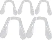 NOLITOY 5 Pcs Eyeglasses Nose Pads,U Shaped Eyeglasses Nose Pads Eyeglass Nose Piece Soft Silicone Nose Pad For Eye Glasses Sunglass Eyewear