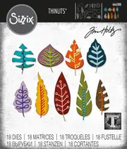 Tim Holtz Artsy Leaves Thinlits Die Set