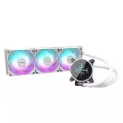 TCOMAS SJA080 360 ARGB White AIO Liquid CPU Cooler