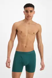 [Bonds] Bonds Men's Guyfront Luxe Mid Trunk in Rachel Green Size: Small, Viscose S Rachel Green