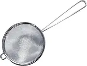 Stainless Steel 5cm Food Strainer Sieve Flour Sieve Sugar Powder sieves Baking Tool (Silver, One Size)