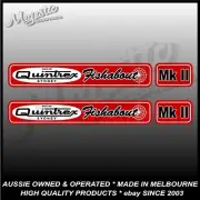 QUINTREX - FISHABOUT MKII - PAIR - VINTAGE - BOAT DECALS