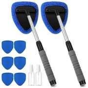10 Pcs Car Window Cleaner Windshield Cleaning Supplies with Dark Blue