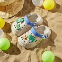 在飛比找蝦皮商城優惠-Cheerful Mario幸福瑪麗 拖鞋兒童鱷魚 男孩洞洞