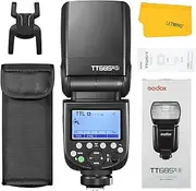 Godox TT685II-S Flash for Sony, HSS TTL Camera Flash Speedlite, 1/8000s GN60 2.4G X Wireless, 0.1-2.6s Recycle Time, Speedlight Flash with TCM Instant Conversion, Quick Release Lock-TT68IIS
