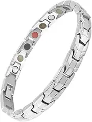 Women's Magnetic Bracelet, Multi-Element Bracelet with Magnet, Simple Titanium Bracelet, Women's Jewelry Gift with Sizing Tool