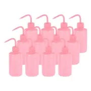 12 Pcs 8oz Lab Squeeze Bottle 250ml Plastic Wash Bottle (Pink)