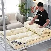 YXCMD Japanese Futon Mattress，Japanese Floor Mattress, Foldable Portable Camping Mattress, Soft Portable Sleeping Mat，Roll Up Floor Lounger Bed(C,120X200cm)