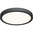 DALS Lighting CFLEDR10-CC-BK Delta Flush Mount Black