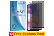 [Set of 2] Privacy Anti-Spy Full Coverage Samsung Galaxy A23 Tempered Glass Premium 9H HD Screen Protectors by MEZON (Galaxy A23, Privacy) FREE EXPRESS