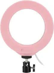 LED Live Ring Fill Light, Portable 3200K-6500K 26LM 40 Energy-Saving Light Bead 1%- Dimming/3 Adjustable Color Brightness USB Interview/Beauty/Makeup Round Fill Lamp for