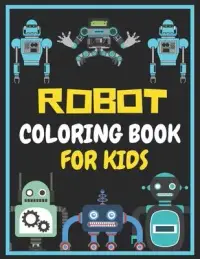 在飛比找博客來優惠-Robot Coloring Book for Kids: 