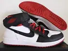 NIKE AIR JORDAN 1 HI HIGH FLYEASE "BLACK TOE" WHITE-BLACK-RED SZ 18 [CQ3835-106]