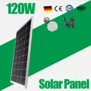 120W Solar Panel Mono Home Fixed Battery Charging Power Camping Caravan Boat