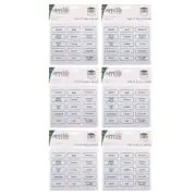 6x 45pc Appetito Herb & Spice Labels Kitchen Pantry Condiments Sticker Decal Set