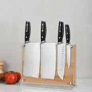 Large Double-Sided Magnetic Knife Block - Freestanding Storage