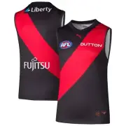 Essendon Bombers AFL 2025 Puma Home Guernsey Sizes S-6XL!