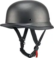 Half Shell Helmet Vintage Open Face Helmet with Adjustable Quick Release Buckle Motorcycle Helmet Fit Adult Men Women Cruiser Motorcycle DOT/ECE Approved
