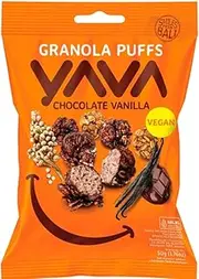 YAVA Granola Puffs, Chocolate Vanilla, 50g X 6 Pack