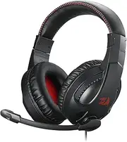 Redragon H211 RGB Wired Gaming Headset, 7.1 Surround Sound, Memory Foam Ear Pads, Lightweight Over-Ear Headset with mic, Multi-Platforms Headphones, Works with PC, Xbox Series, NS - Black