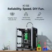 Creality K1 SE 3D Printer, Upgraded from K1, Direct Extruder Tri-Metal Nozzle AU