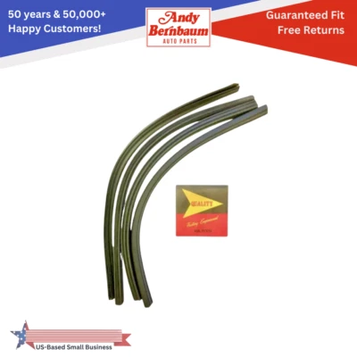 For 1957-1959 DeSoto Chrysler 4 Door Hardtop Roof Rail Weather Strip Rubber Seal (for: Chrysler)