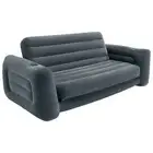 Intex Pull-Out Chair Relaxing Seating Sofa Bed Dark Grey 117x224/203x231cm vidaX