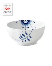 Royal Copenhagen Blue Fluted Mega Bowl with $29 Credit