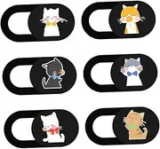 WATIIFUFU Camera Shield Cover 6 Pcs Webcam Slider Privacy Protection for Computer Laptop Elegant Design