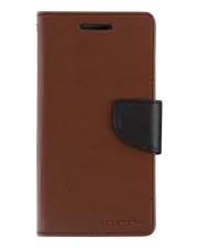 Goospery Fancy Diary iPhone 12 Pro Max - Brown/Black