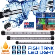 Aquarium Fish Tank 5050 RGB LED Strip Lights Bar Lamp Submersible Lights AU Plug