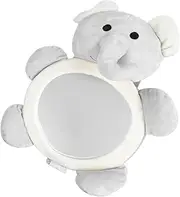 HOMOBABE Car Mirror Shatterproof Backseat Safety Mirror Wide View Cute Animal Design for Easy Observation of Boy Girl Reduces Crying Car Durable and Practical for Parents