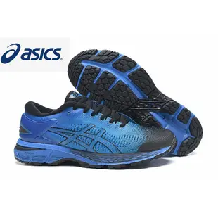 亞瑟士 Asics【現貨】asics GEL-KAYANO 25 男士穩定減震緩震鞋異黑藍