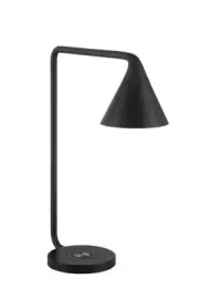 Kovacs P1851-L Task Portables 20" Tall LED Gooseneck Table Lamp - Coal