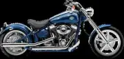 Cobra Chrome 3in Slash Cut Slip On Muffler Harley Softail Springer 07-08