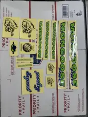 Old School Mongoose Pro- Expert Green Decal set