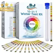 16in1 Drinking Water Test Kit Strips pH Hardness Chlorine Lead Nitrate Pool Tap