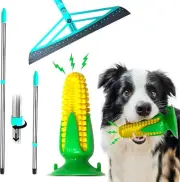 Magic Broom Squeegee Dog Pet Hair Remover, Rotatable, Extendable (free chew toy)